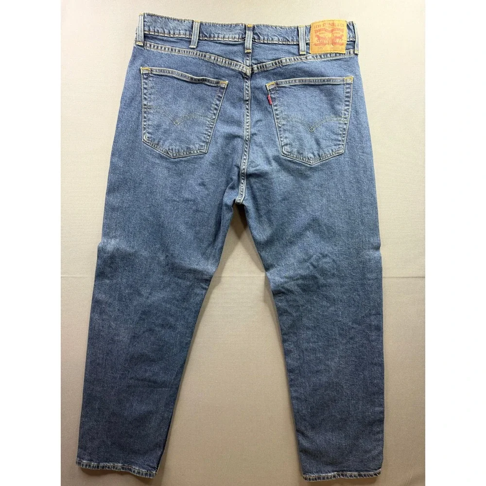 Levi's 505 Regular Fit Jeans Mens Blue Straight Leg 38x30